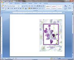 Making business cards could not be easier. How To Create And Print A Mother S Day Card Using Ms Word 2010 Holidappy
