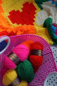 Hot Air Balloon Crochet Pixel Blanket Little Cosy Things