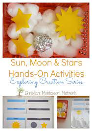 Sun Moon And Stars Hands On Activities Moon Activities Creation Activities Hands On Activities