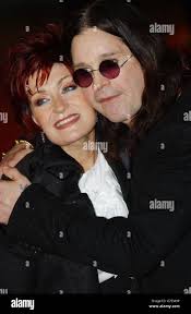 Ozzy osbourne with his wife sharon hi-res stock photography and images