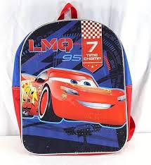 Disney Pixar Cars 3 Lightning Mcqueen 95 7 Time Champ Blue Red Backpack Disney Backpack Red Backpack Cars 3 Lightning Mcqueen Disney Pixar Cars