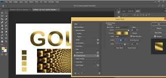 Use the color bucket or gradient tool to create a background color. Photoshop Gold Gradient Steps To Create Gold Gradient In Photoshop