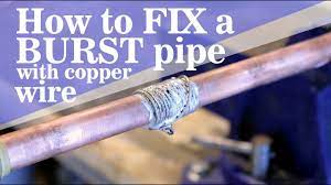How do you repair a broken pvc pipe? How To Fix A Burst Pipe With Copper Wire Got2learn Youtube