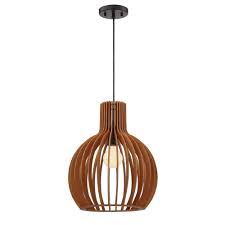 Designers Fountain Kahale 1 Light Mehana Wood Hanging Pendant 3542 318 The Home Depot Wooden Pendant Lighting Wood Pendant Light Designers Fountain