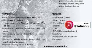 Kedua restoran cepat saji tersebut juga biasanya berada dalam satu lahan atau bersebelahan. Lowongan Kerja Retail Assistant Di Eiger Kudus Lowongan Kerja Kudus Terbaru 2021