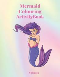 Download Mermaid Activity Book Volume 1 Mermaid Colouring Pages And Dot To Dot Puzzle Activities Hours Of