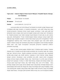 Di malaysia, jika merujuk kepada orang melayu menunjukkan orang itu beragama islam dan mengamalkan kebudayaan melayu, berbahasa nasi lemak adalah contoh makanan orang melayu yg dapat memupuk perpaduan kaum di malaysia dan ia patut dijadikan makanan kebangsaan malaysia. Ulasan Jurnal