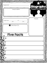 Biographies For 2nd Graders Mrs Heeren S Happenings Mini Biography Organizer Expository Writing Classroom Writing 2nd Grade Writing