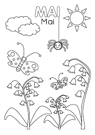 calendrier du mois de mai activites coloriage gratuit octobre meilleurs coloriages professeur monde