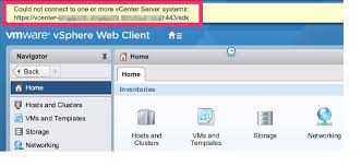 Please log in to get full access to all functionalities. Could Not Connect To One Or More Vcenter Server Systems Https Vcenterfqdn 443 Sdk Error In The Vsphere Web Client 2050273 Vmware Kb