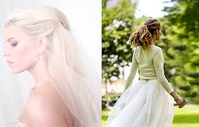 A vintage look like this one features medium or long hair with curls or. 2014 Wedding Hairstyle Trends Get Jessica Simpson Olivia Palermo S Half Up Half Down Ponytail Looks Sleek Center Disheveled Halo Braids Beautystat Com