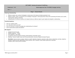 esl curriculum 9 12 unit 3 trenton public school district