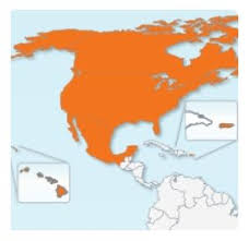 Canada is the world's second largest country by area, behind russia. Mapa Usa Kanada