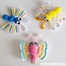 Preschool Cupcake Liner Butterfly Craft For Kids Thejoyofsharing Kidscrafts Craftsforkids Springcrafts Check More At Https Www Childrenact Goruntuler Ile Sanat Amigurumi