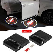 2x Wireless Led Courtesy Car Door Step Laser Welcome Ghost Lights For Jeep Unbranded Cool Car Accessories Jeep Doors Led Projector