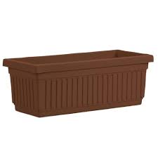 We also offer other plastic window box planters (see vinyl section) in softer, more flexible, plasticized forms that are also rot proof. Resin Venetian Window Box Planter At Menards