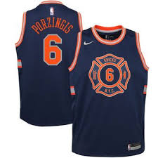 Nike Kristaps Porzingis New York Knicks Jersey City Edition Knicks Nyk Nba New York Knicks Kristaps Porzingis Knicks Team