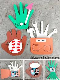 Where would we be without our dads? 3 Fantastic Father S Day Hand Print Card Ideas The Keeper Of The Cheerios