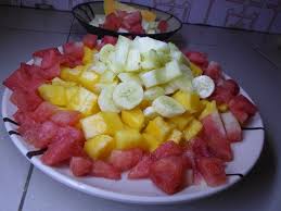Arrange the vegetables as you would like in a clean and dried salad bowl, add sweet corn, corned beef (if using), baked beans and boiled eggs, cover and set aside in the fridge until needed. Fruit Salad You Should Try This Sometime