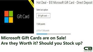 Maybe you would like to learn more about one of these? Microsoft Gift Card Sale On Microsoft Rewards Is It Worth It Youtube