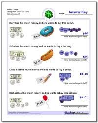Pin By Crystal Saunders On Michael In 2020 Making Change Worksheets Money Worksheets Money Math Worksheets
