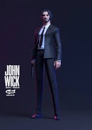 Artstation John Wick Kontorn Boonyanate Character Design Male Game Character Design Superhero Art