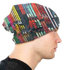 Topi rajut Ski Sun Valley topi luar ruangan Beanie hangat topi matahari  lembah Idaho pagar Vintage Skies fotografer Carol Haddon fotografer