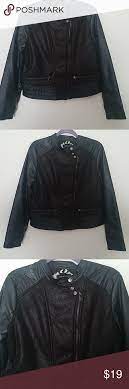 Faux Leather Jacket By New Look Size Xl Pre Owned Shell 100 Polyurethane Faux Fur Lining 100 Polyester Leather Jacket New Look Jackets Faux Leather Jackets