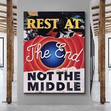 Rest At The End Ikonick Canvas Art Canvas Art Quotes Canvas Art Canvas