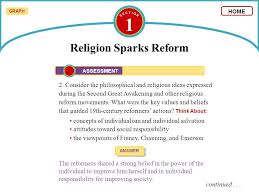 8 reforming american society religion sparks reform ppt