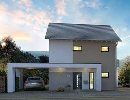 Eingangsbereich und garagenanbau ***** #danwood #herbst… Keine Zeit Verlieren Haus Mit Garage Bauen