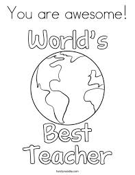 You Are Awesome Coloring Page Teacher Appreciation Quotes Teacher Appreciation Printables Teacher Appreciation Cards