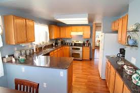 Painting Kitchen Cabinets Suddenly Inspired House Design Kitchen Blue Kitchen Walls Kitchen Cabinets