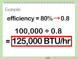 square foot to btu chart how many sq ft will an 8000 air