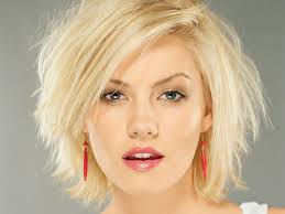 There are many more factors at play, and your skin tone is perhaps the most important. Female Celebrity With Blonde Hair And Blue Eyes Thick Hair Styles Hair Styles Short Hair With Bangs