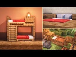 Maybe you would like to learn more about one of these? Minecraft 8 Bed Build Hacks And Ideas Youtube Minecraft Bedroom Easy Minecraft Houses Minecraft Room