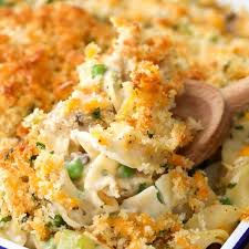Easy Tuna Casserole With Egg Noodles Butter Small Onion Celery Frozen Peas Tuna Mushroom Sou Tuna Casserole Recipes Casserole Recipes Tuna Casserole Easy