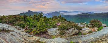 Linville Gorge Skyline Skyline Vertical Images Blue Ridge Parkway