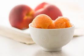 Sorbet Aux Peches Au Thermomix Sorbet Peche Recette Sorbet Thermomix Recette