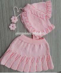 Hayriye Adli Kullanicinin A3 Kiz Bebek Elbiseleri Panosundaki Pin Baby Knitting Patterns Orgu Tig Desenleri