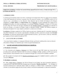 Inglaterra vs alemania alemania prepara una flota naval para vencer a inglaterra en el mar, porque además busca liderar la cuestión comercial. Pdf Resumen Primera Guerra Mundial Paul Solis B Academia Edu