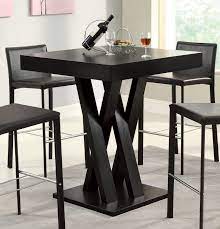 Table made of pine wood, veneers and engineered wood. Rec Room Bar Tables Wood Bar Table 100520 Pub Tables Midtown Outlet Home Furnishings