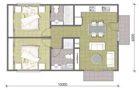 Denah Rumah Tipe 60 Ukuran Standar Denah Rumah Desain Interior Rumah
