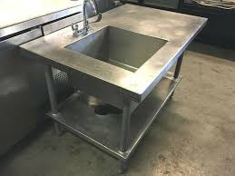 Table Prep Bar 41 X 30 X 36 H W T 1 Bowl Sink Stainless Steel Eagle Bowl Sink Stainless Steel Work Table Sink