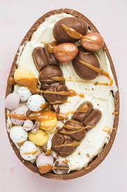 From carrot cake cheesecake to banana pudding bars, we've got plenty of twists to try out, plus the looking for more easter recipes? Half A Chocolate Easter Egg Filled With A No Bake Cheesecake Filling And Lots Of Easter Treats Easter Eggs Chocolate Easter Baking Easter Egg Dessert