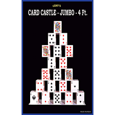 Combine multiple factions for endless variety and strategic play! Card Castle 4 Feet Jumbo By Uday