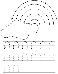 Curves Down Tracing Practice Tracing Worksheets Preschool Preschool Worksheets Prewriting Skills
