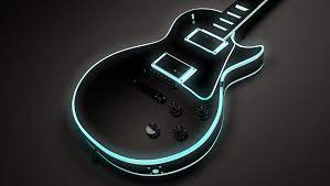 Tron Les Paul By Iceman11029 On Deviantart Custom Electric Guitars Guitar Lessons Guitar Art