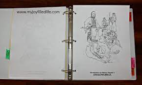 There are also free coloring pages for each volume Our Mystery Of History Notebook And Printable Planning Pages My Joy Filled Life