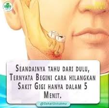 Caranya adalah es dibungkus handuk dan disentuhkan pada bagian yang membengkak akibat sakit gigi biasanya area wajah atau rahang. Tips Mengobati Sakit Klinik Fisioterapi Prima Physio Facebook